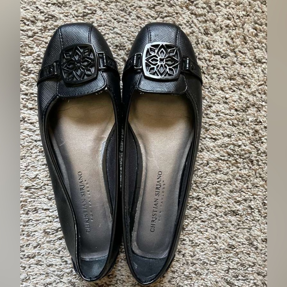 Christian Siriano Elegant Black Flats